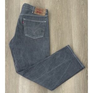 Levis 501 Mens 40x32 Blue Jeans‎ Original Fit Straight Leg Denim